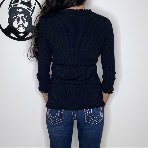 Vintage Lace fringe Blouse - Picture 7 of 8